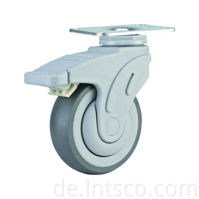 American Style Brake TPR Medical Casters